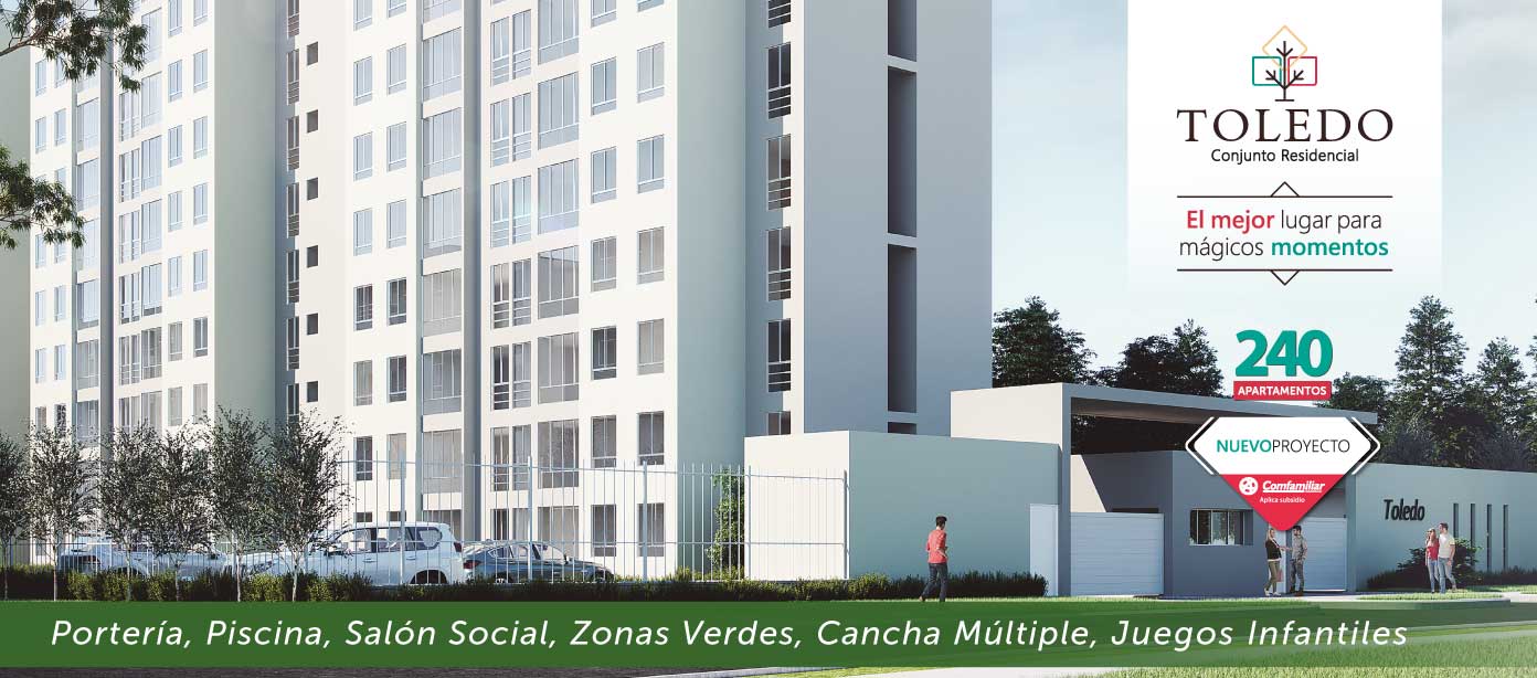apartamentos toledo conjunto residencial